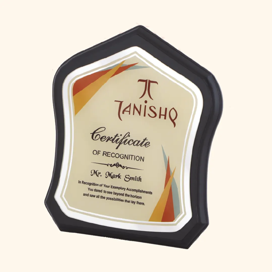 TANISHQ- PI 26 - 2045 (10" × 8") — WOOD & GLASS